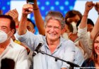 Direitista Lasso vence eleições no Equador; Arauz agradece por votos e militância