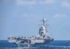 Maior porta-aviões da Marinha dos EUA retorna ao país após período no Mediterrâneo