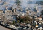 Terremoto no Japão deixa mortos e força deslocamento de 100.000 pessoas.