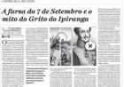 A FARSA DO 7 DE SETEMBRO E O MITO DO GRITO DO IPIRANGA