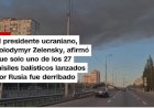 Zelensky advierte que los ataques de Rusia están superando a las defensas aéreas: hay 9 muertos