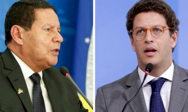 Em entrevista à Globo, Ricardo Salles chama Mourão de “presidente”