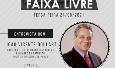 Faixa Livre 24-08-2021 com João Vicente Goulart, Paulo Velasco e Ronaldo Cramer 185 visualizações24 de ago. de 2021  GOSTEI  NÃO GOSTEI  COMPARTILHAR  SALVAR   Faixa Livre 2,01 mil inscritos Programa Faixa Livre   - Jornalismo com uma outra visão dos fatos -  Segunda a Sexta - 8h às 10h  Apresentação: Paulo Passarinho  Rádio Bandeirantes 1360 AM