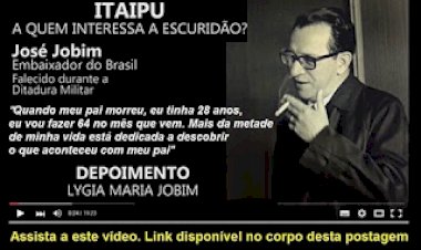 VíDEO:  ITAIPU, a quem interessa a escuridão