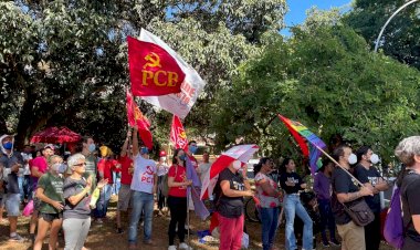 Manifestação contra Bolsonaro em Brasília destaca inflação e desemprego