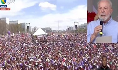 Em discurso para 100 mil mulheres, Lula diz que o fascismo não se criará no Brasil