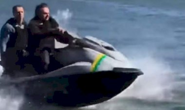 Saída do clã Bolsonaro de barco e jet ski em Angra levanta suspeitas