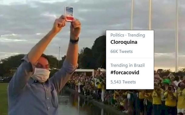 Novo teste positivo do Presidente Bolsonaro desmoraliza a cloroquina e inunda a internet de piadas