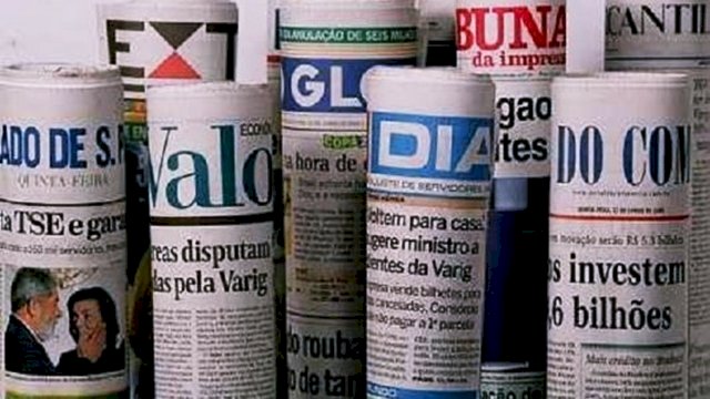 Manchetes de domingo,dos maiores jornais brasileiros