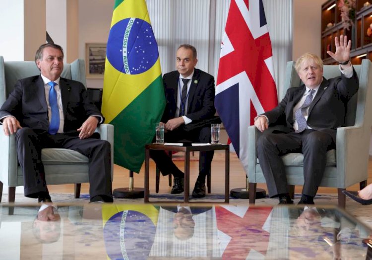 Tabloides britânicos criticam encontro de Boris Johnson e Bolsonaro