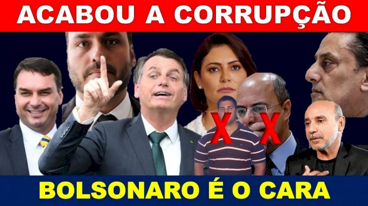 Onde está o governo sem corrupção de Bolsonaro? .