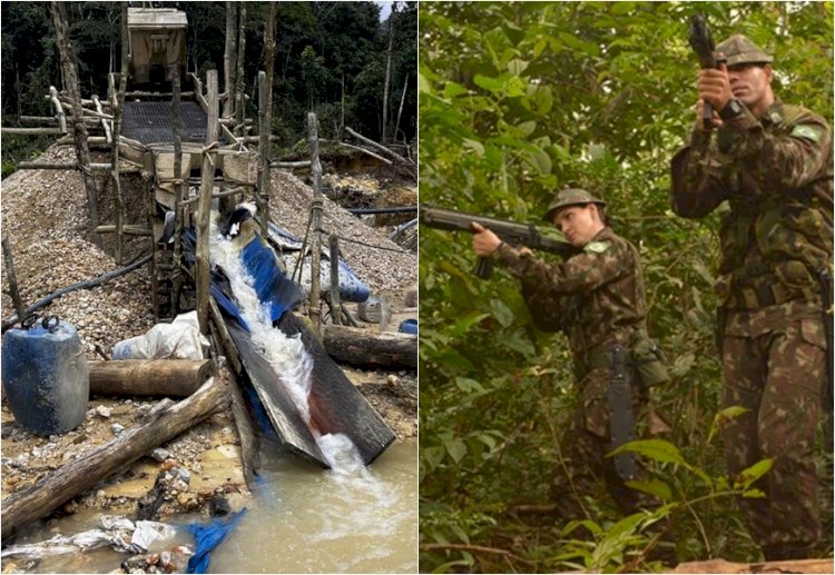Exército planeja enviar 3 mil militares à Amazônia para combater o garimpo ilegal de forma permanente